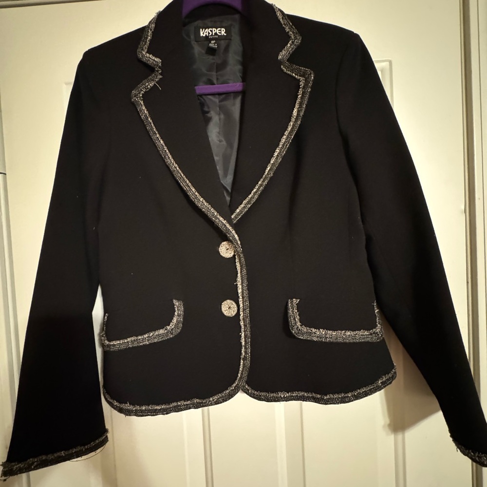 Kasper Petite Black Jacket